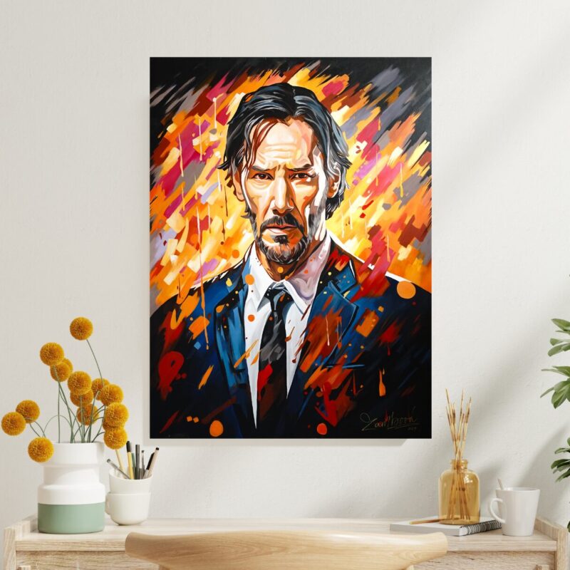 Keanu Reeves Tlačená Kópia svetlá